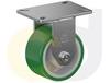 CASTERDEPOT TOP PLATE CASTERS - POLY ON CAST IRON WHEEL - CAPACITIES  UP TO 3500 LBS.