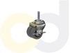 CASTERDEPOT LOW PROFILE CASTERS - THERMO-RUBBER WHEEL - CAPACITIES UP TO 180 LBS.
