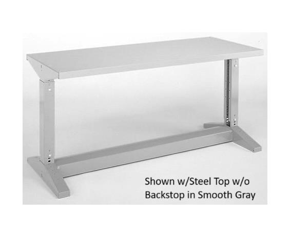 ADJUSTABLE HEIGHT IRON-I WORK BENCH WITHOUT SHELF