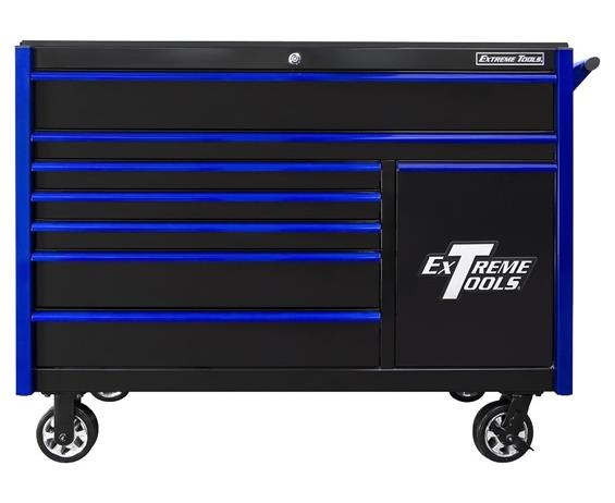 DX SERIES ROLLER CABINET WITH POWER TOOL DRAWER &amp; EXTREME POWER WORKSTATION&#174; HUTCH