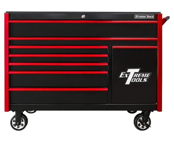 DX SERIES ROLLER CABINET WITH POWER TOOL DRAWER &amp; EXTREME POWER WORKSTATION&#174; HUTCH