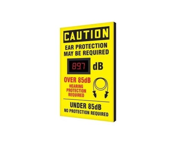 ELECTRONIC DECIBEL METER SIGNS