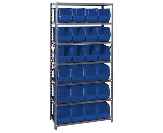GIANT OPEN HOPPER BIN STORAGE SYSTEM