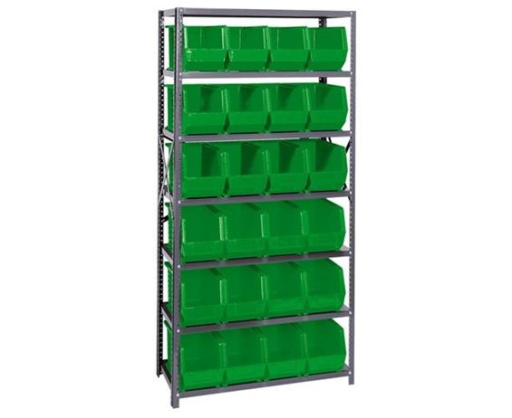 GIANT OPEN HOPPER BIN STORAGE SYSTEM