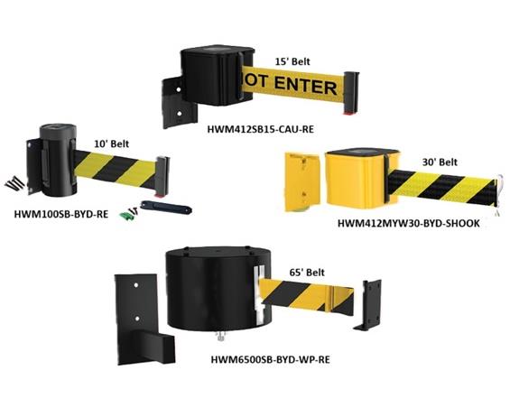 WALL MOUNT RETRACTA-BELT&#174; UNITS BY VISIONTRON