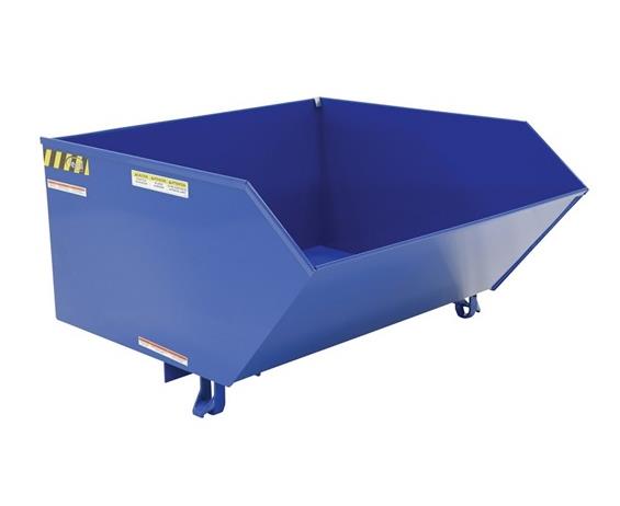 LOW PROFILE 90 DEGREES SELF-DUMPING STEEL HOPPERS
