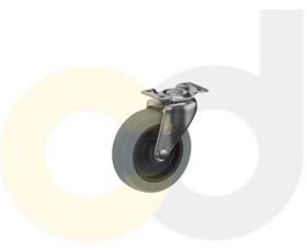 TOP PLATE CASTERS- THERMO-URETHANE WHEELS