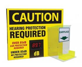 ELECTRONIC DECIBEL METER SIGNS