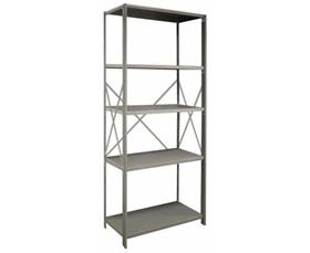 BEADED POST INDUSTRIAL CLIP SHELVING