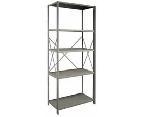 BEADED POST INDUSTRIAL CLIP SHELVING