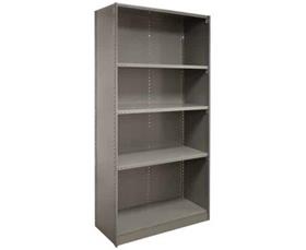 BEADED POST INDUSTRIAL CLIP SHELVING