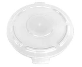 CRUSADER ROUND TRASH CANS - LIDS &amp; DOLLY