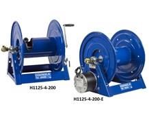 HAND CRANK & POWERED REWIND HOSE REEL